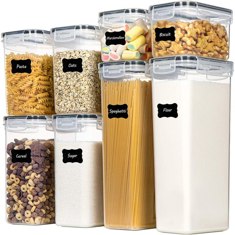 Kitchen Food Storage Containers Set, Kitchen Pantry Organization and ...