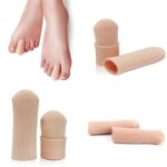 Foot-Care-Cotton-Foot-Fingers-Toe-Gel-Cap-Finger-Toe-Blister-Callouses-Relief-Tube-Protector-Small